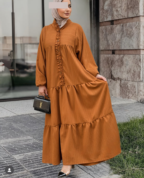 فستان كتان صيفي