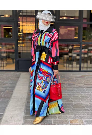 نفنوف براد مفتوح بأزرار من الامام