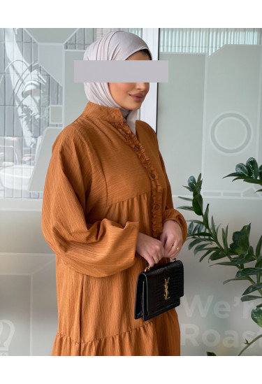 فستان كتان صيفي