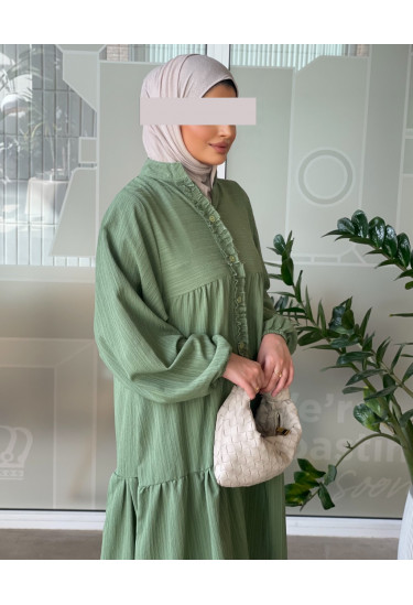 فستان كتان صيفي
