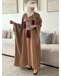 دراعة كتان شك يدوي