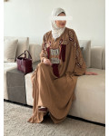 دراعة كتان شك يدوي